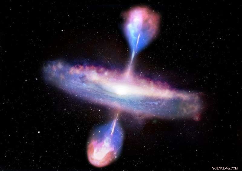 Astronomers Reveal the True Colors of Evolving Galactic Giants