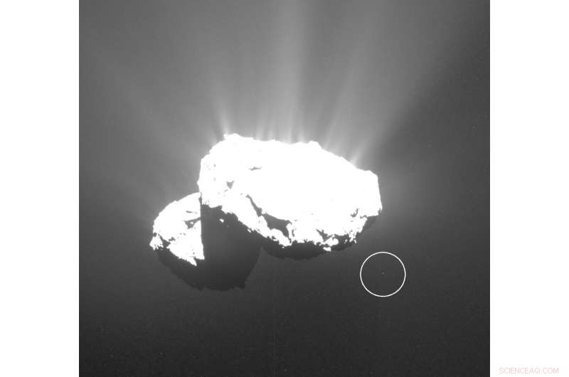 Rosetta Discovers Small Object Orbiting Comet 67P/Churyumov‑Gerasimenko