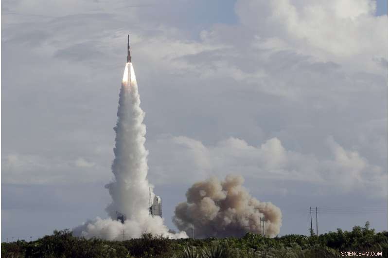 Delta IV Rocket Launches New GPS III Satellite into Orbit