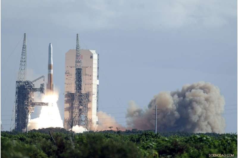 Delta IV Rocket Launches New GPS III Satellite into Orbit