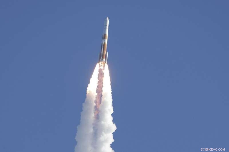 Delta IV Rocket Launches New GPS III Satellite into Orbit