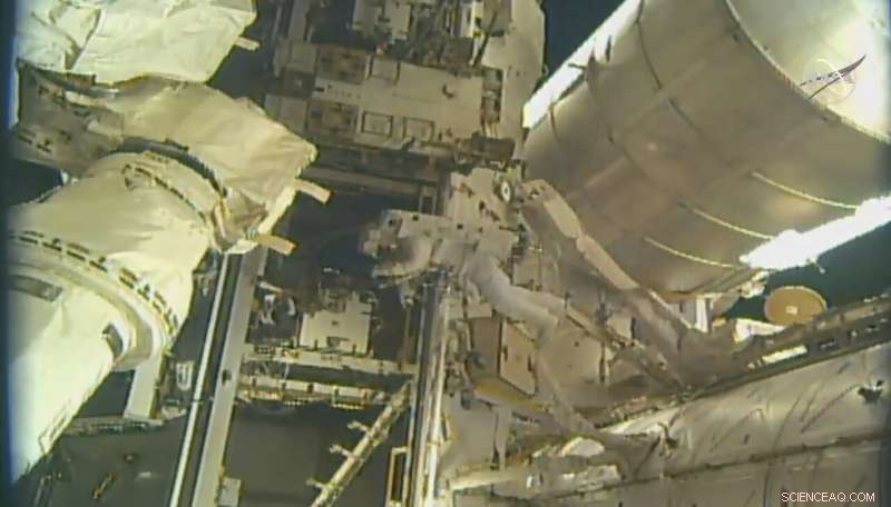 Astronauts Install New Docking Port on ISS, Expanding Space Station Capacity