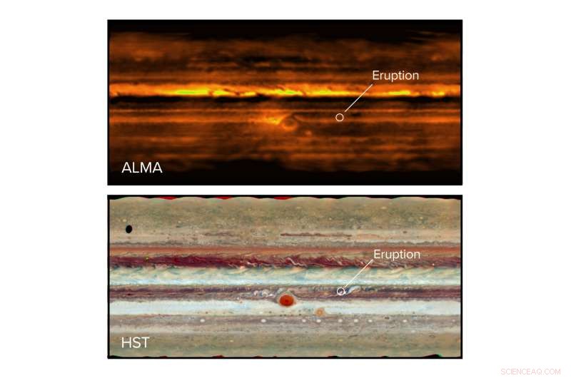 Jupiter’s Storms Disrupt Its Colorful Atmospheric Belts