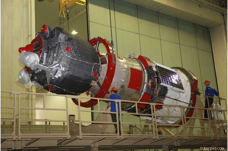 ISS Crew Moves Soyuz MS‑14 Capsule Ahead of Aug. 22 Launch