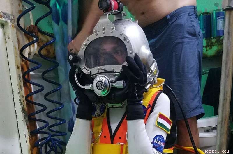 Understanding Human Stress in Underwater Habitats for Future Moon Missions