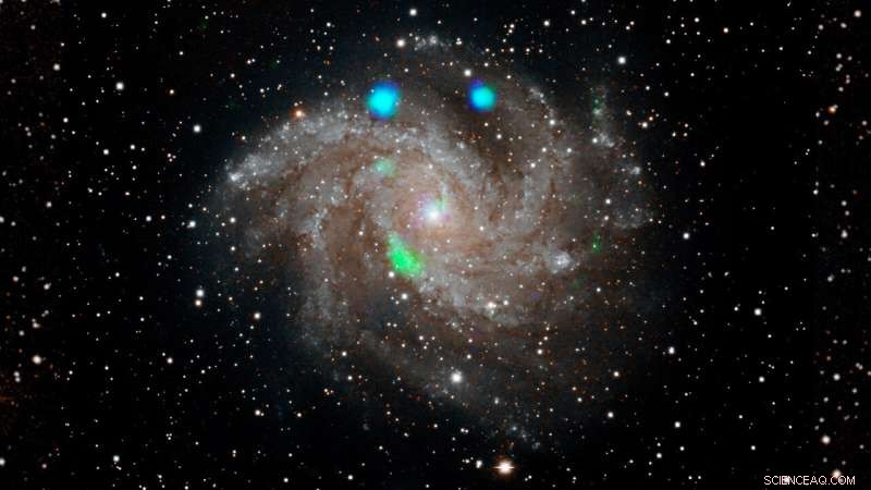 NASA Satellite Detects Sudden Cosmic Mystery in the Fireworks Galaxy