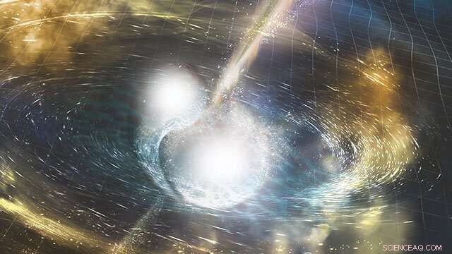 New Afterglow Study Sheds Light on Neutron Star Collision Origins