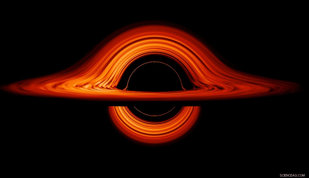 NASA s Visualisation Reveals the Distorted Realm of a Black Hole