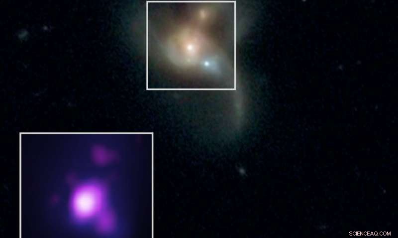 Three Supermassive Black Holes Discovered on Collision Course in Tri-Galaxy Merger