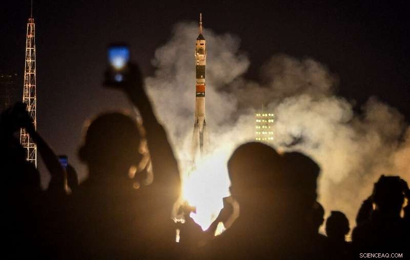 Soyuz Launch Sends First Arab Astronaut to the International Space Station