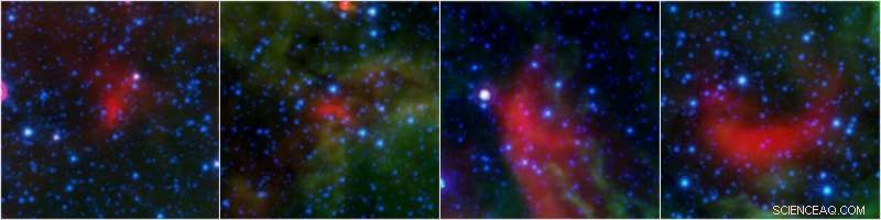 Spitzer Unveils a Stellar Bubble Cluster in Aquila