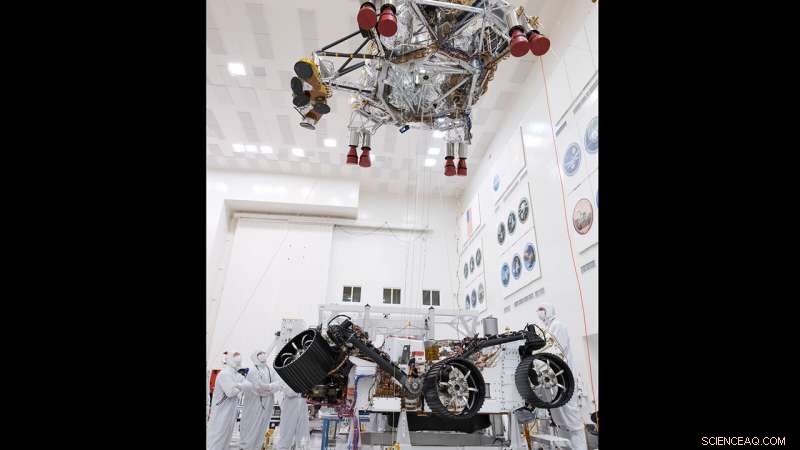 JPL Engineers Test Descent Stage Separation for NASA’s Mars 2020 Rover