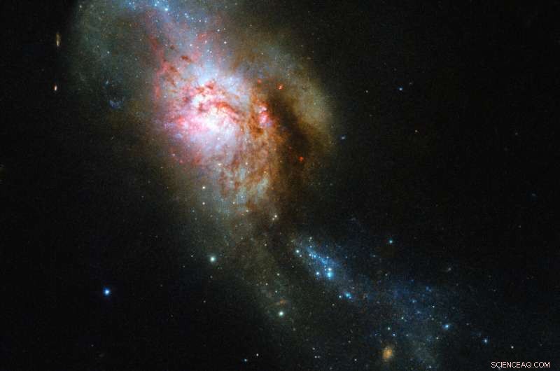 Hubble Captures Stunning Image of the Medusa Galaxy Merger