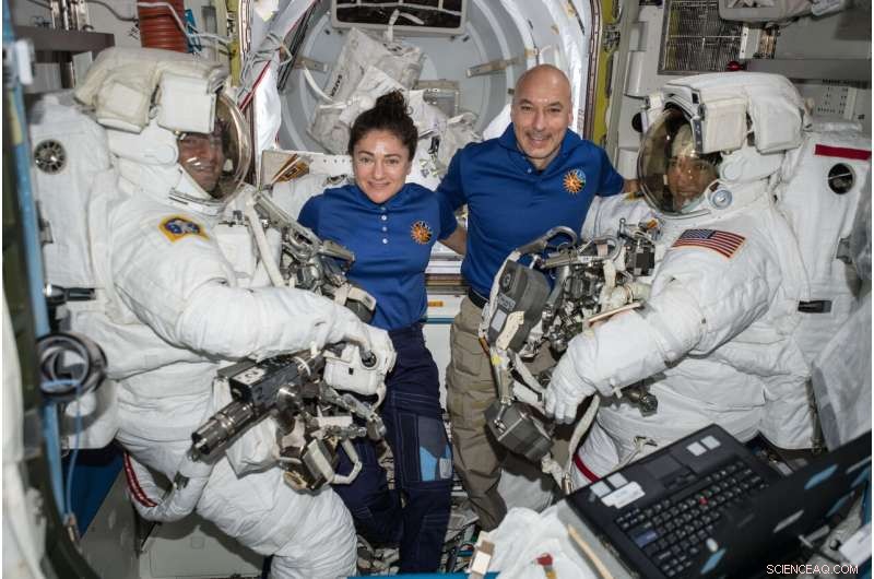 ESA Commander Luca Parmitano Prepares for Major Spacewalk Upgrade