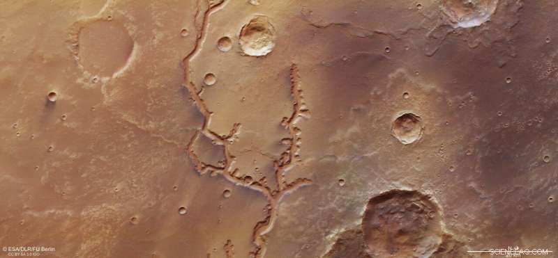 Mars Express Captures Ancient Nirgal Vallis River Valley