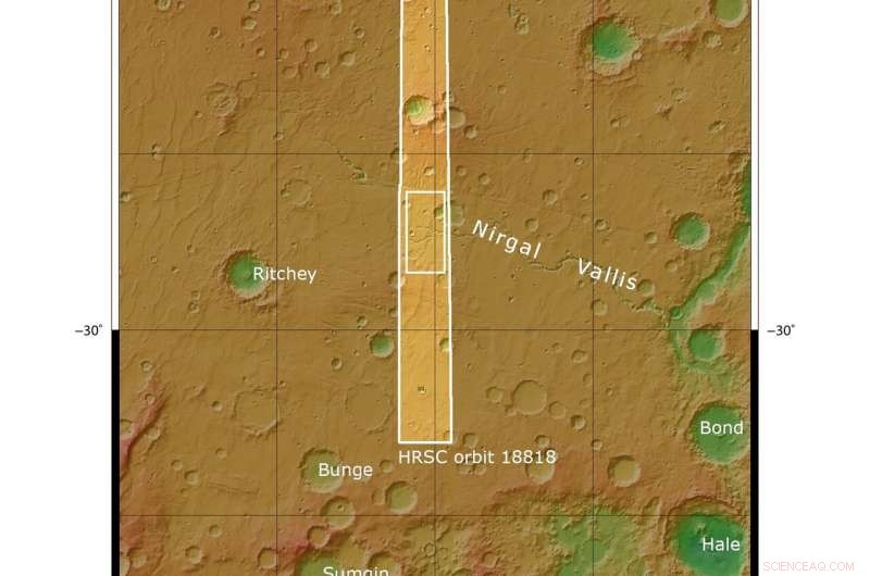Mars Express Captures Ancient Nirgal Vallis River Valley