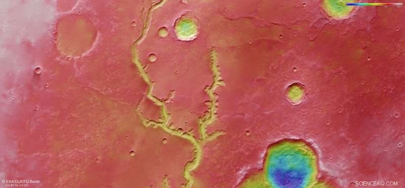 Mars Express Captures Ancient Nirgal Vallis River Valley