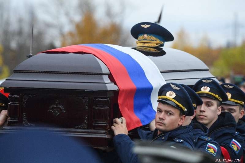 Russia Honors First Spacewalker Alexei Leonov in Farewell Ceremony