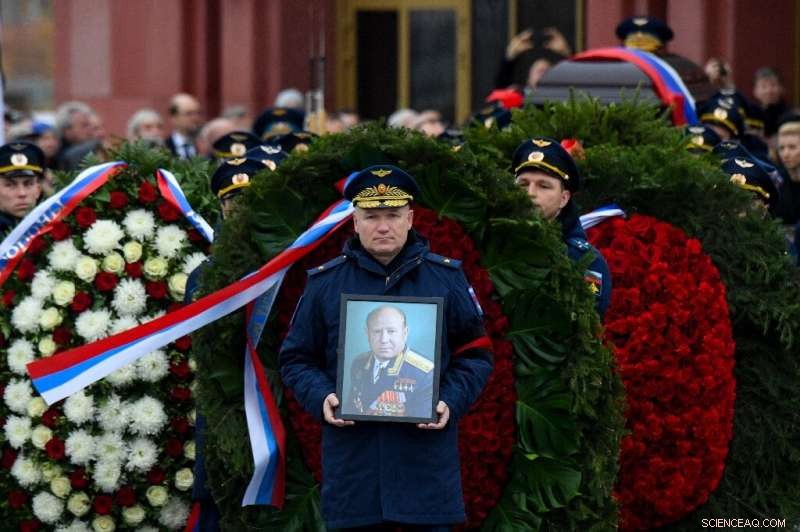 Russia Honors First Spacewalker Alexei Leonov in Farewell Ceremony