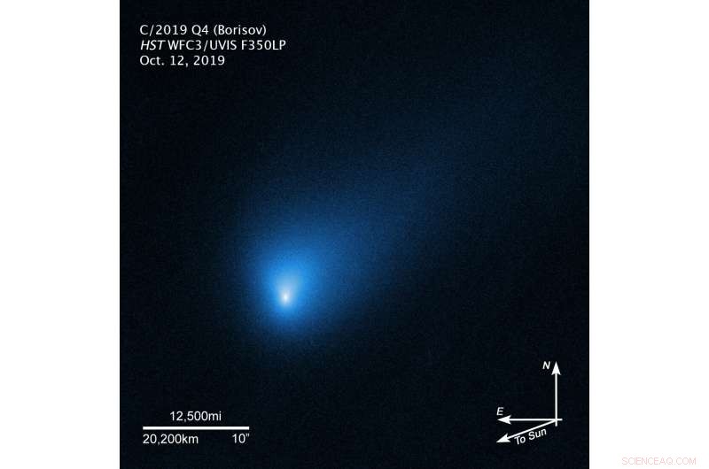 Hubble Captures Unprecedented Detail of Interstellar Comet 2I/Borisov