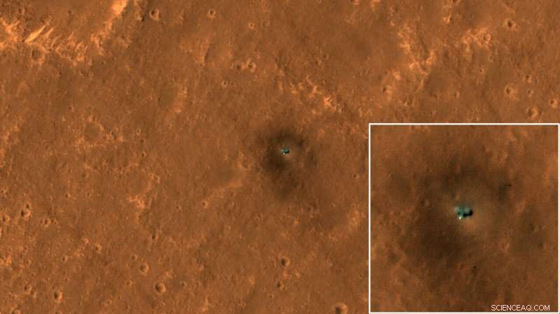 HiRISE Captures Stunning Views of NASA’s InSight Lander and Curiosity Rover on Mars