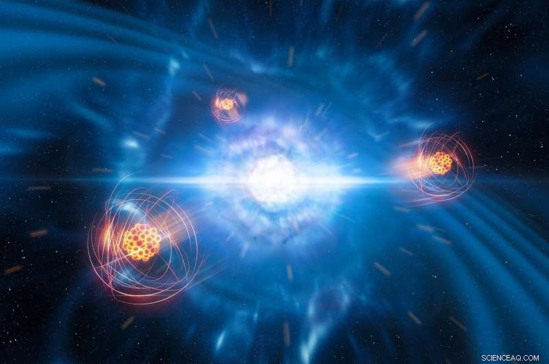 First Detection of Strontium from a Neutron Star Merger