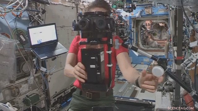 VR Camera Chronicles Daily Life and Science aboard the International Space Station