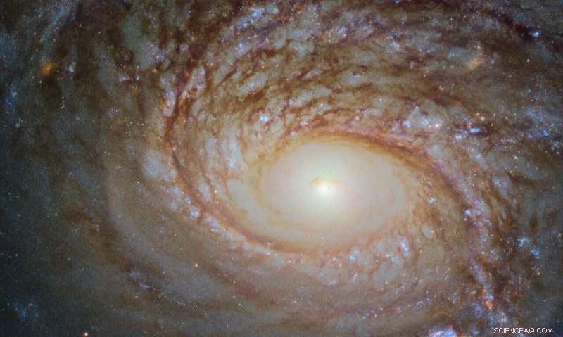 Hubble Telescope Captures Intriguing Spiral Galaxy