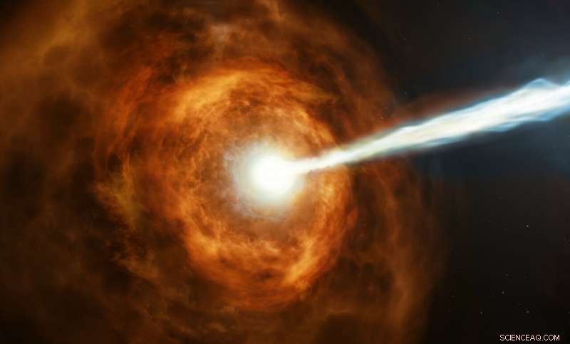 Hubble Telescope Probes Record‑High Energy Gamma‑Ray Burst GRB 190114C