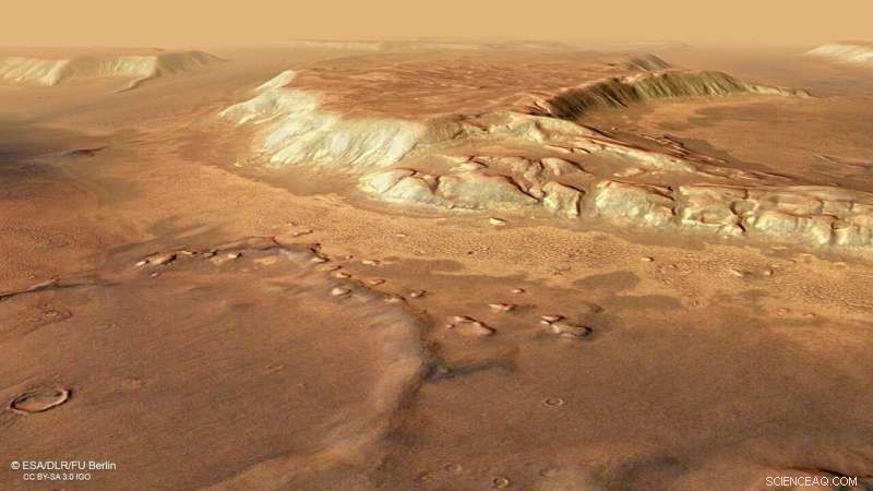 Fractured Ice Sheets Revealed on Mars: Deuteronilus Mensae Surface Study