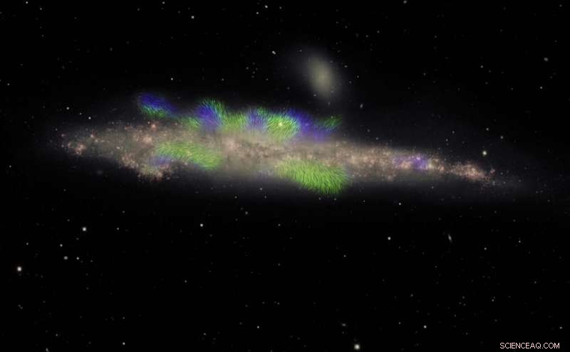 Giant Magnetic Ropes Revealed in the Halo of Galaxy NGC 4631
