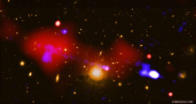 Black Hole Triggers Star Formation a Million Light‑Years Away