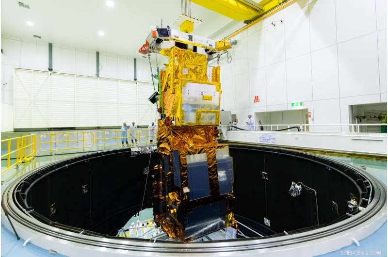 ESA ESTEC Test Centre Evaluates MetOp Second Generation’s Structural and Thermal Models