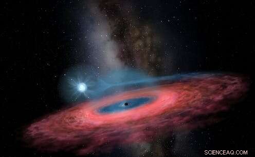Enormous Black Hole Consumes Star from Inside Out, Baffling Astronomers