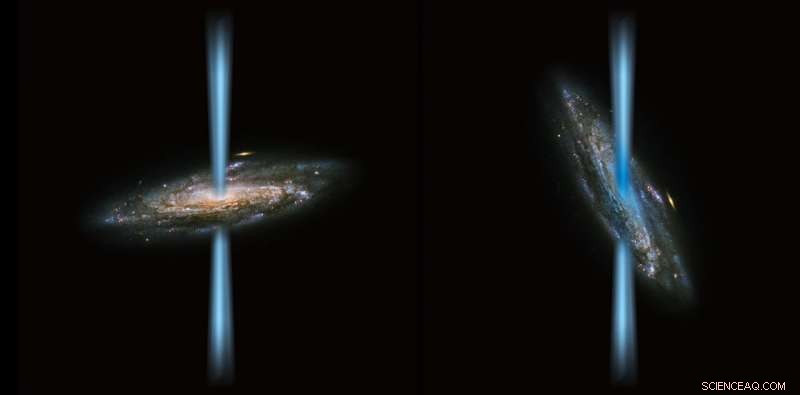 SOFIA Detects Mysterious Jet‑Powered Galaxy: Unusual Ionization Around a Black Hole
