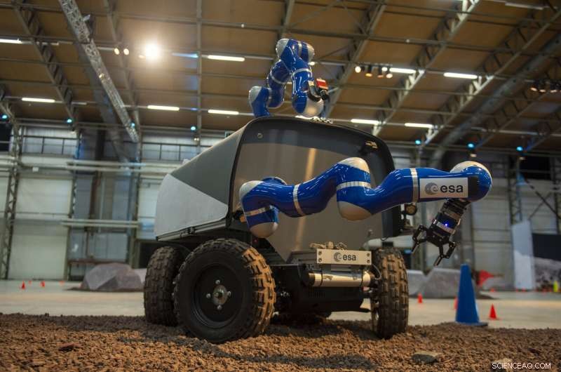 ESA Astronaut Luca Parmitano Pioneers Remote Rover Control from the ISS