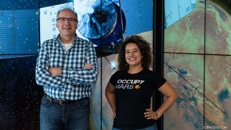 New Martian Aurora Findings Provide Insight into Planetary Climate Dynamics