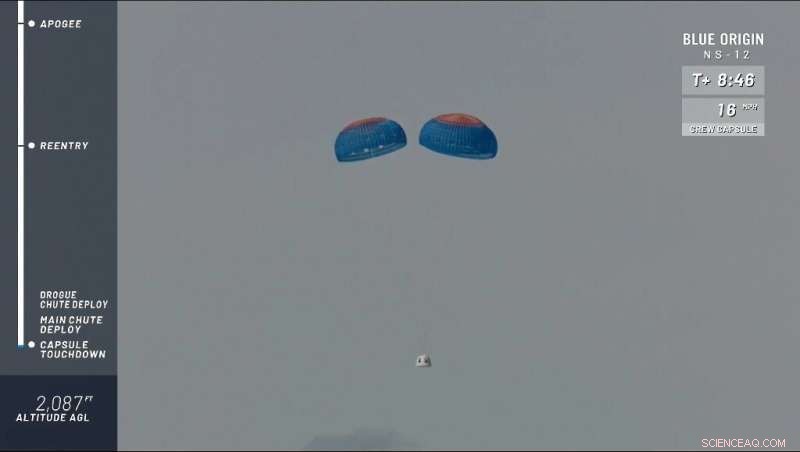 Blue Origin Conducts 12th Test Flight of New Shepard Rocket