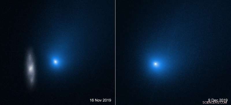 Comet 2I/Borisov, a Rare Interstellar Visitor, Passes Closely by the Sun