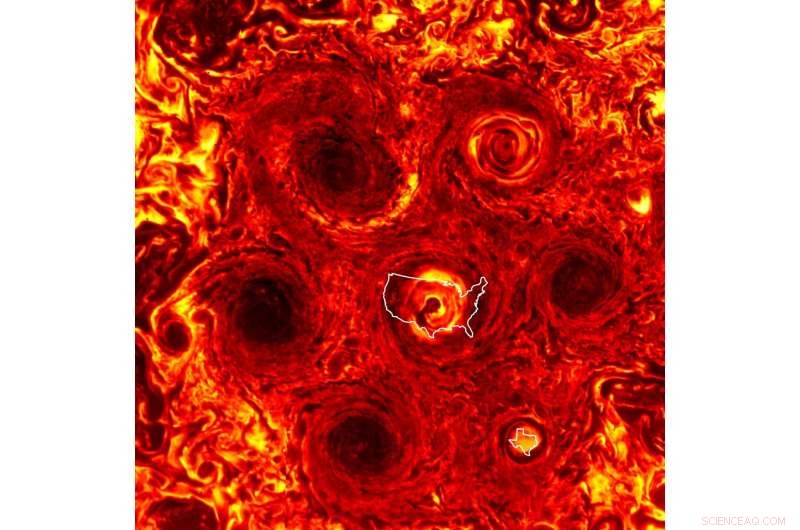 NASA’s Juno Mission Reveals New Cyclone at Jupiter’s South Pole