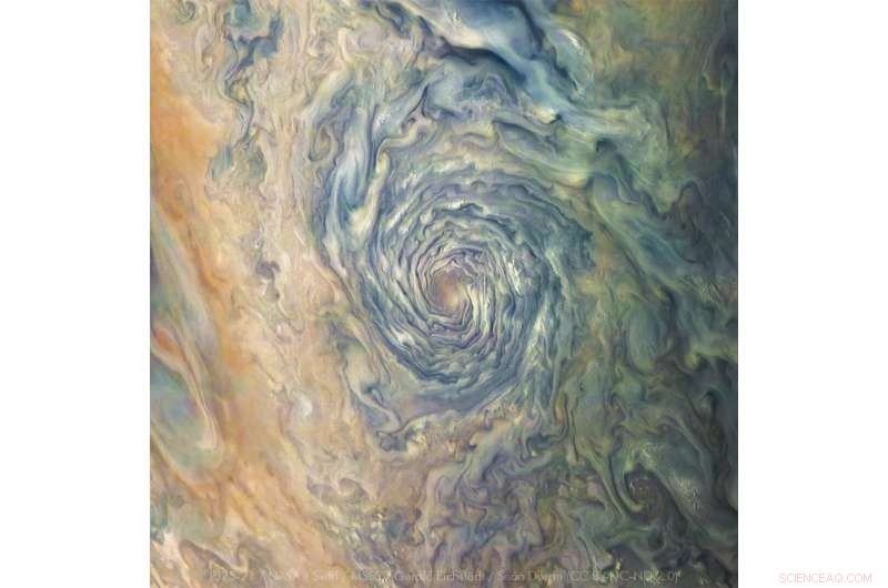 NASA’s Juno Mission Reveals New Cyclone at Jupiter’s South Pole