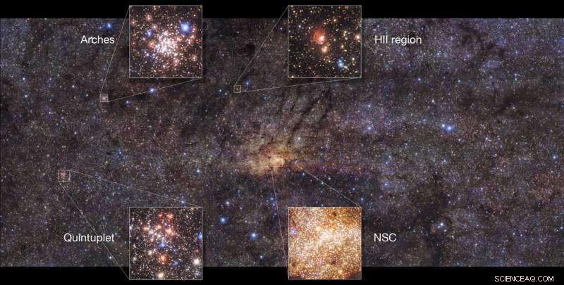 VLT Captures Ultra-High-Resolution View of Milky Way’s Core, Reveals Ancient Starburst