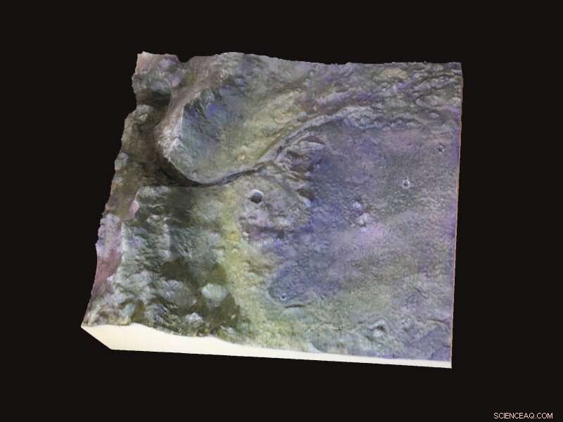 Celebrate the Holidays with a 3D-Printed Jezero Crater Model