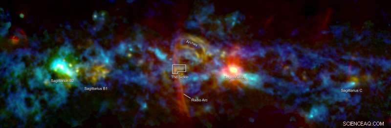 GISMO Maps Inner Milky Way, Reveals Stellar Birthplaces Amid Cosmic Dust Filaments