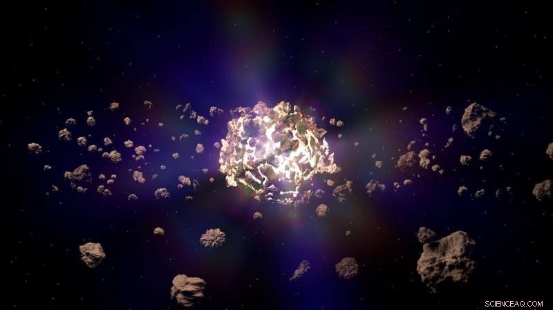 New Study Reveals How Asteroid Collisions Spawn Subfamilies Through Rotational Fission