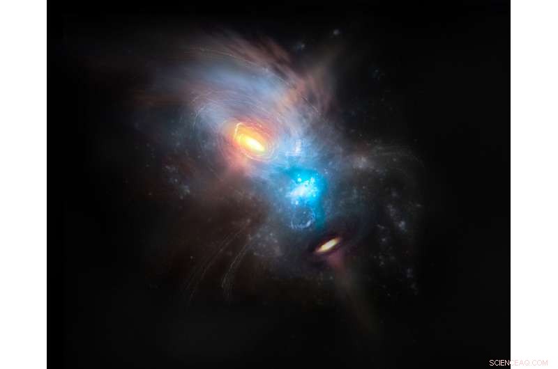Collision of Two Supermassive Black Holes: Insights from the Merging Galaxy NGC 6240