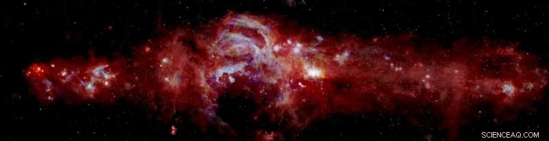 SOFIA Reveals Milky Way Core: Infrared Map Uncovers Stellar Birthplaces