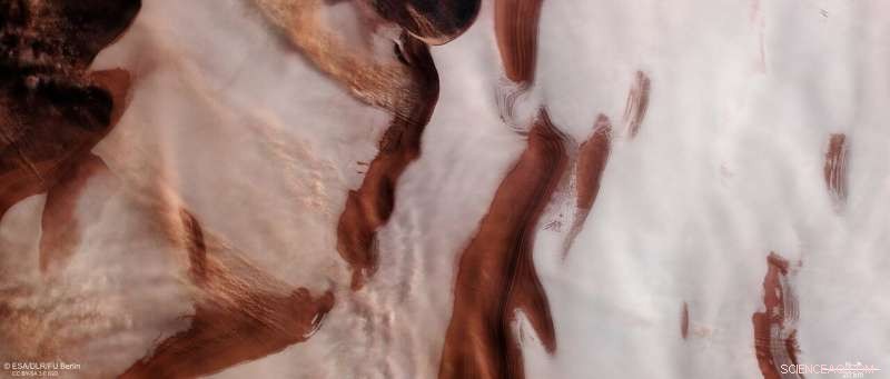 Dynamic Ice Cap and Storm Activity Revealed at Mars  North Pole