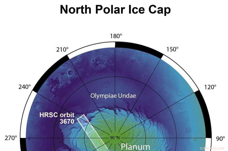 Dynamic Ice Cap and Storm Activity Revealed at Mars  North Pole