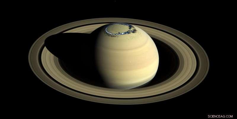 Cassini’s Final Images Reveal Saturn’s Auroras and Rings in Stunning Detail